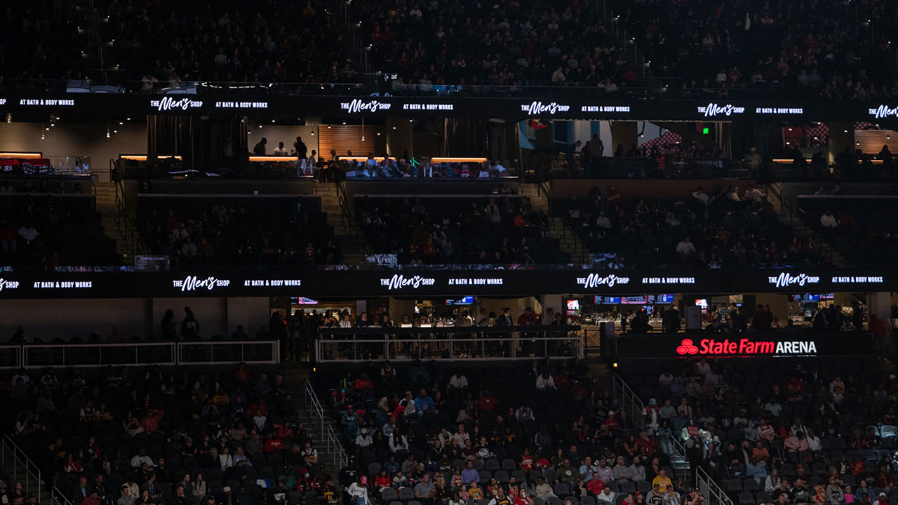 Bath & Body Works event setup