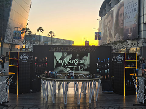 Bath & Body Works arena activation