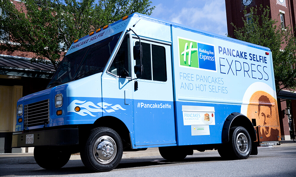 Holiday Inn Pancake Selfie Express